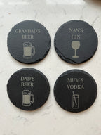 Slate coasters