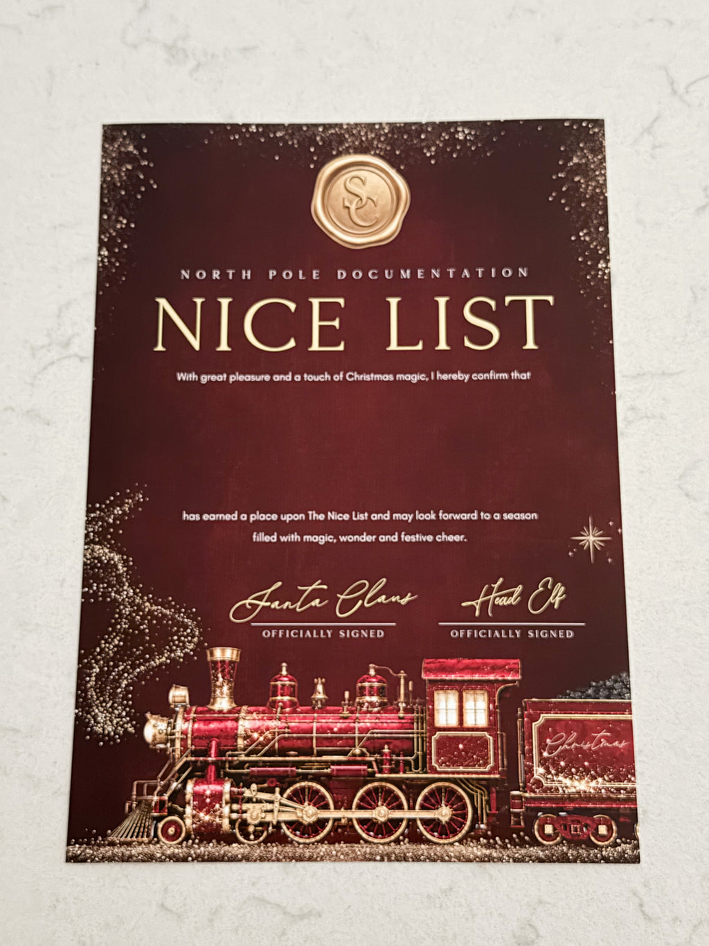 Nice list certificates