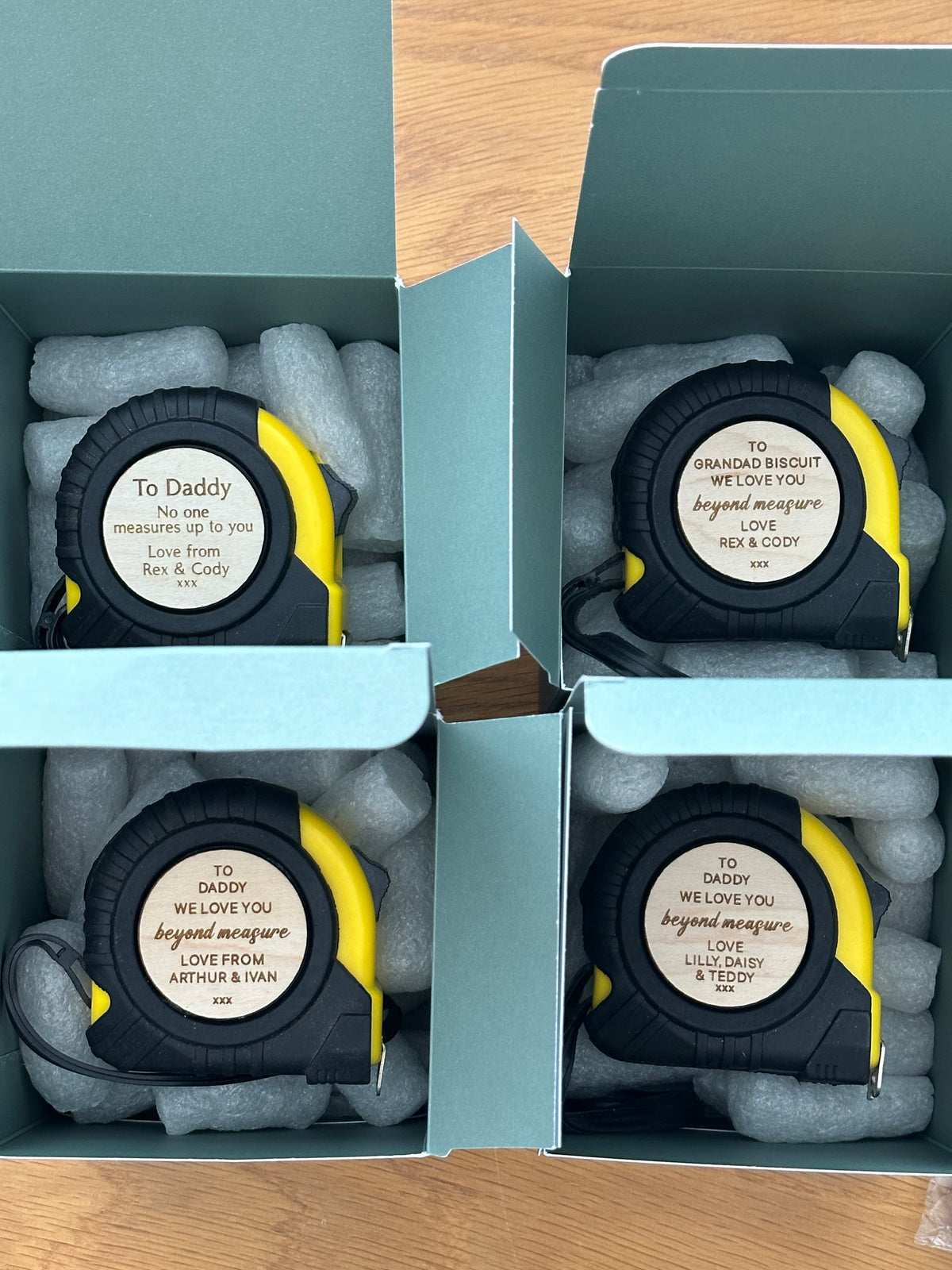 Personalised tape measure