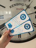 Football foil tickets