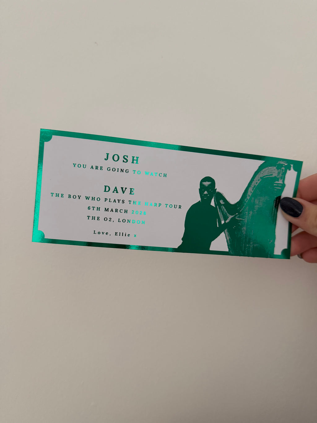 Event/concert tickets