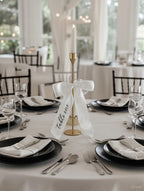 Table number bows