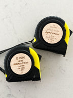 Personalised tape measure