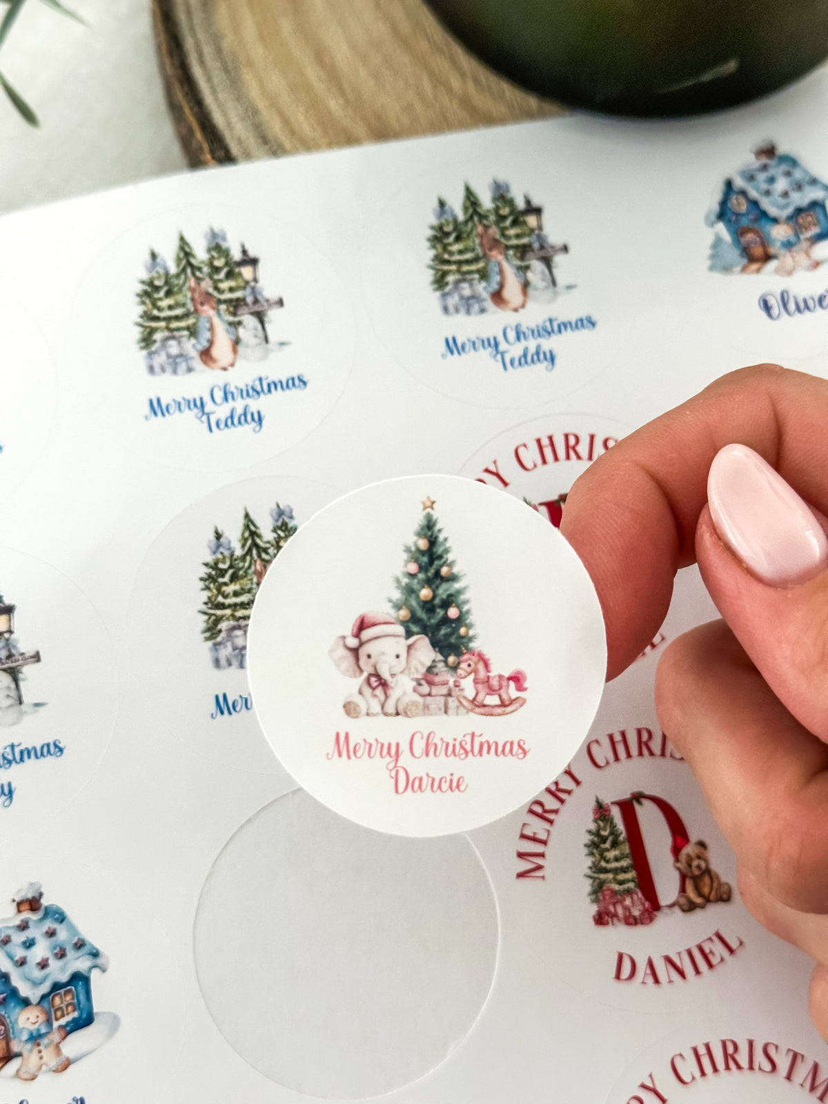 Christmas stickers