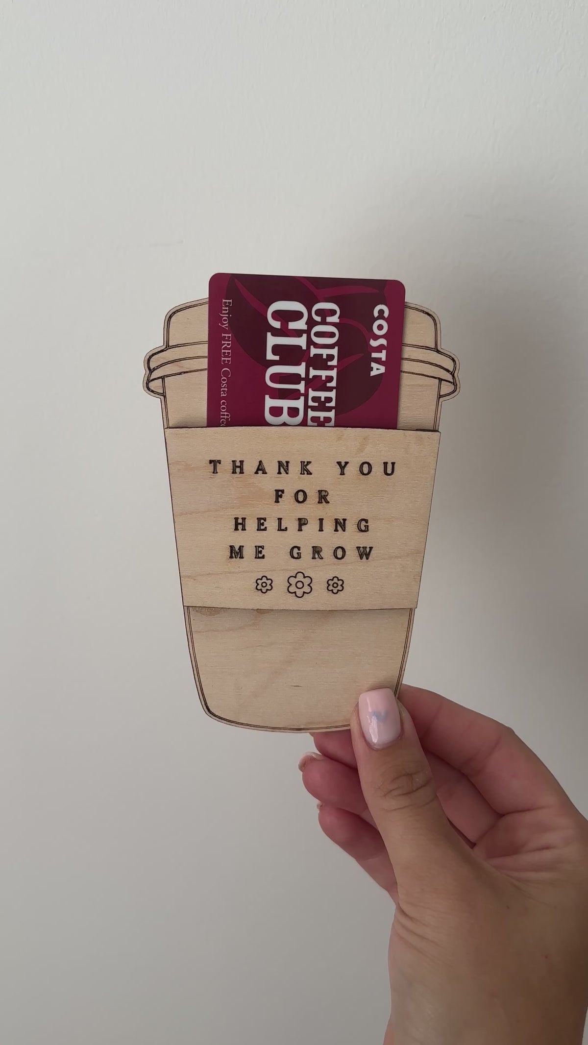 Gift card holder